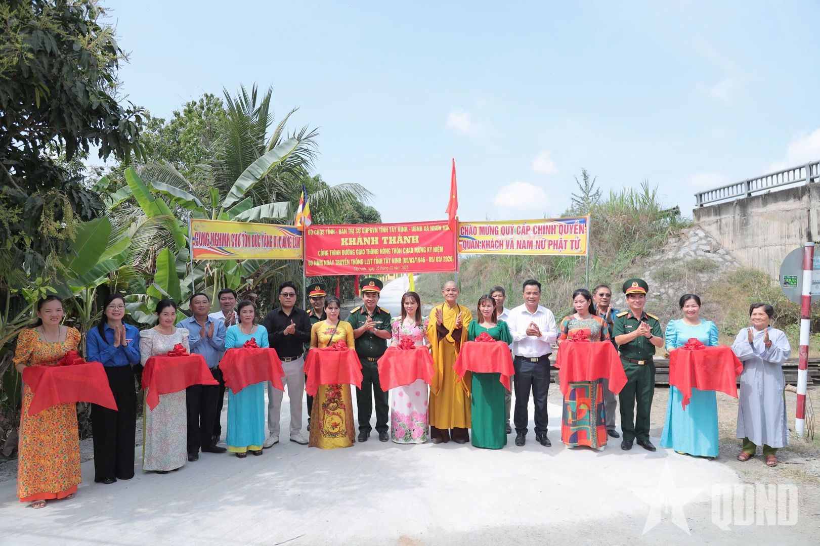 Tây Ninh: Khánh thành cầu, đường giao thông nông thôn cho bà con đón Tết